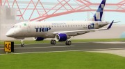 Embraer ERJ-175 TRIP Linhas Aereas (PR-GPN) para GTA San Andreas miniatura 3