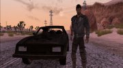 Max Rockatansky with Jacket from Mad Max для GTA San Andreas миниатюра 2
