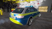 Audi A4 Avant (B8) German Polizei для GTA San Andreas миниатюра 3