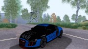 Audi R8 custom for GTA San Andreas miniature 6