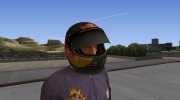 Racing Helmet Red Bull for GTA San Andreas miniature 1