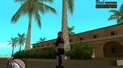 Джилл в короткой чёрной одежде para GTA San Andreas miniatura 2