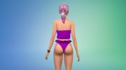 Ruffle Bikini para Sims 4 miniatura 2