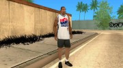 Форма сборной США по баскетболу para GTA San Andreas miniatura 5