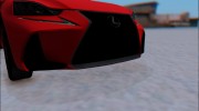 Lexus IS (XE30) 200T F Sport 2017 para GTA San Andreas miniatura 6