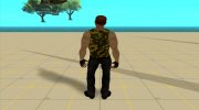 Postal dude в камуфляжной майке 17 para GTA San Andreas miniatura 3