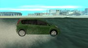 Nissan Note 2006 (амфибия) для GTA San Andreas миниатюра 4