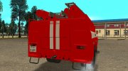 Автоцистерна пожарная  АЦ-40(130)-63Б для GTA San Andreas миниатюра 3