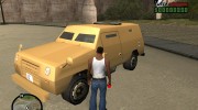 FBI Truck Civil Paintable by Vexillum для GTA San Andreas миниатюра 7