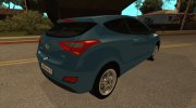 2013 Hyundai i30 3-door hatchback для GTA San Andreas миниатюра 5