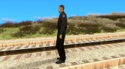 Black Cop Marcus для GTA San Andreas миниатюра 2