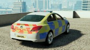Police Vauxhall Insignia para GTA 5 miniatura 3