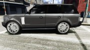 Range Rover Vogue для GTA 4 миниатюра 2