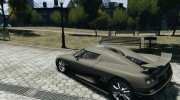 Koenigsegg CCXR Edition V1.0 для GTA 4 миниатюра 3
