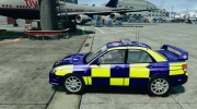 Subaru Impreza WRX Police para GTA 4 miniatura 2