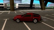 DeLorean DMC-12 V8 для GTA San Andreas миниатюра 2