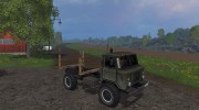ГАЗ 66 Лесовоз для Farming Simulator 2015 миниатюра 2