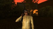 Бежевая кожаная куртка для GTA San Andreas миниатюра 5