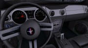 Ford Mustang Pony Edition 05 для GTA San Andreas миниатюра 6