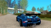 Bugatti Veyron 2009 для GTA San Andreas миниатюра 3