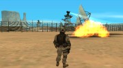 Modern army skin of United States для GTA San Andreas миниатюра 8