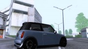 Mini Cooper S Tuned для GTA San Andreas миниатюра 3