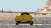 1968 Chevrolet Corvette для GTA San Andreas миниатюра 5