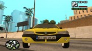 Dacia Solenza Taxi для GTA San Andreas миниатюра 4
