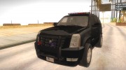 Cadillac Escalade FBI 2011 para GTA San Andreas miniatura 1
