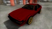 1984 Toyota Celica Supra Drift для GTA San Andreas миниатюра 1