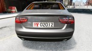 Audi A8 Limo для GTA 4 миниатюра 4