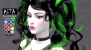 AITA - Female hairstyle para Sims 4 miniatura 2