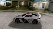 Lexus LF-A China Police для GTA San Andreas миниатюра 2