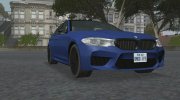 2019 BMW M5 Competition для GTA San Andreas миниатюра 5