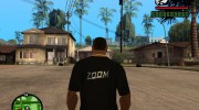 Футболка с логотипом Zoom for GTA San Andreas miniature 2