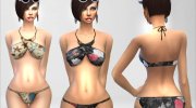 Intrecci Bikini para Sims 4 miniatura 4