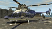 Bell 407 LCPD Final для GTA 4 миниатюра 3