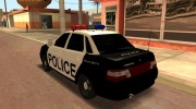 Ваз 2110 Police для GTA San Andreas миниатюра 3