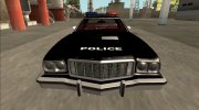 1975 Ford Gran Torino Police LVPD para GTA San Andreas miniatura 5