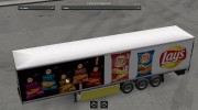 Lay\s Trailer Skin для Euro Truck Simulator 2 миниатюра 3