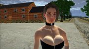 Jill Valentine Sexy Corset для GTA San Andreas миниатюра 5