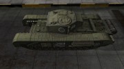 Зоны пробития контурные для Черчилль III для World Of Tanks миниатюра 2
