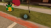 Blue Bird from Angry Birds для GTA San Andreas миниатюра 5
