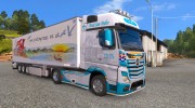 Скин Peche Group для Mercedes Actros MP4 para Euro Truck Simulator 2 miniatura 1