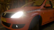 Dacia Logan Taxi для GTA 4 миниатюра 8