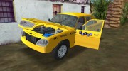 ГАЗ 31105 такси для GTA Vice City миниатюра 12