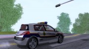 Renault Megane Spain Police для GTA San Andreas миниатюра 4