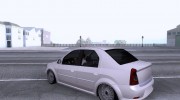 Dacia Logan White para GTA San Andreas miniatura 2