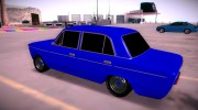 ВаЗ 2106 Синий for GTA San Andreas miniature 3