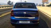 2008 Dacia Logan для GTA 5 миниатюра 5